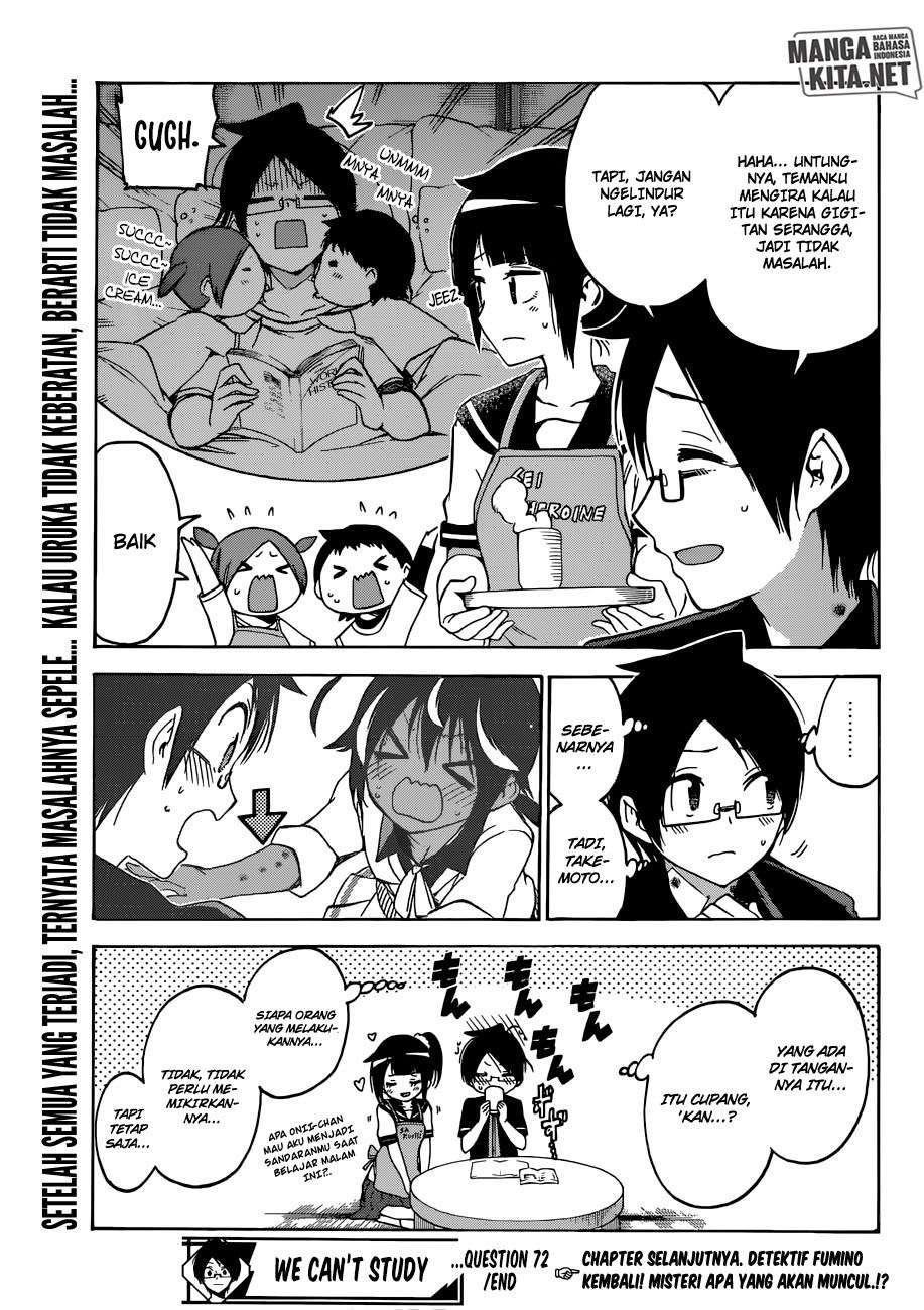Bokutachi wa Benkyou ga Dekinai Chapter 72 Gambar 20
