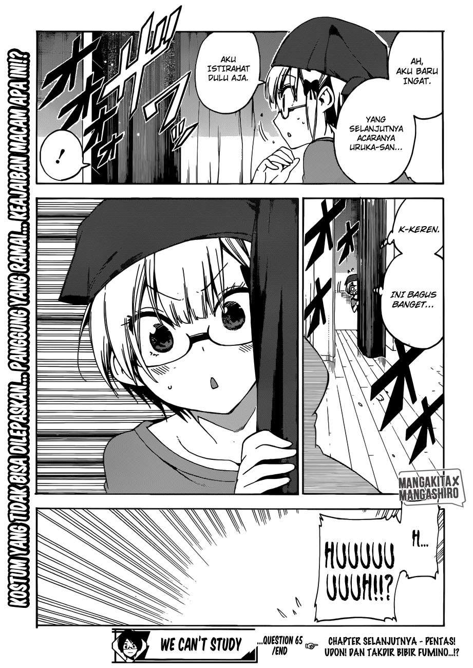 Bokutachi wa Benkyou ga Dekinai Chapter 65 Gambar 20