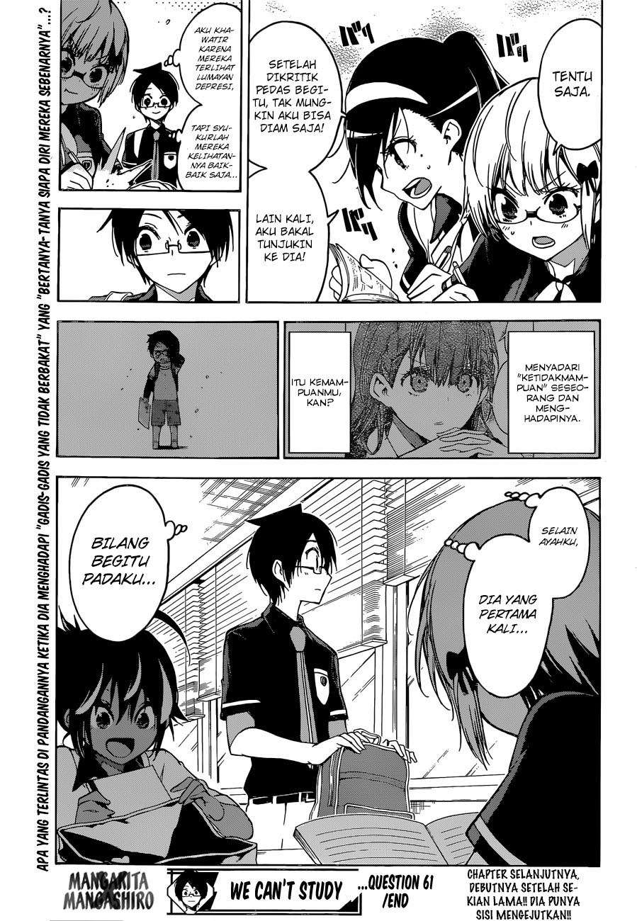 Bokutachi wa Benkyou ga Dekinai Chapter 61 Gambar 22