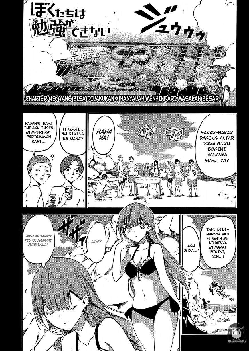 Baca Manga Bokutachi wa Benkyou ga Dekinai Chapter 49 Gambar 2