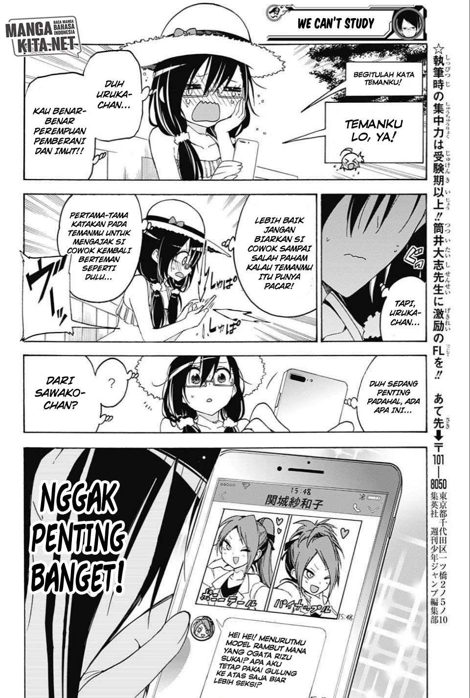 Bokutachi wa Benkyou ga Dekinai Chapter 35 Gambar 15