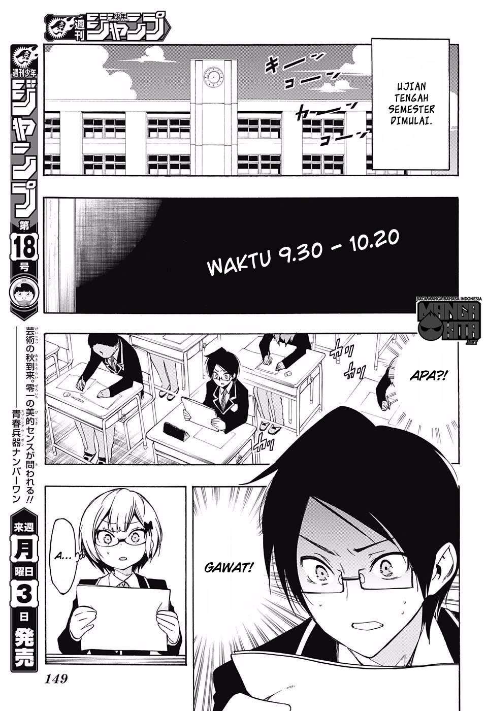 Bokutachi wa Benkyou ga Dekinai Chapter 08 Gambar 14
