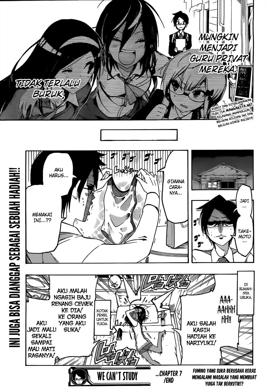 Bokutachi wa Benkyou ga Dekinai Chapter 07 Gambar 20