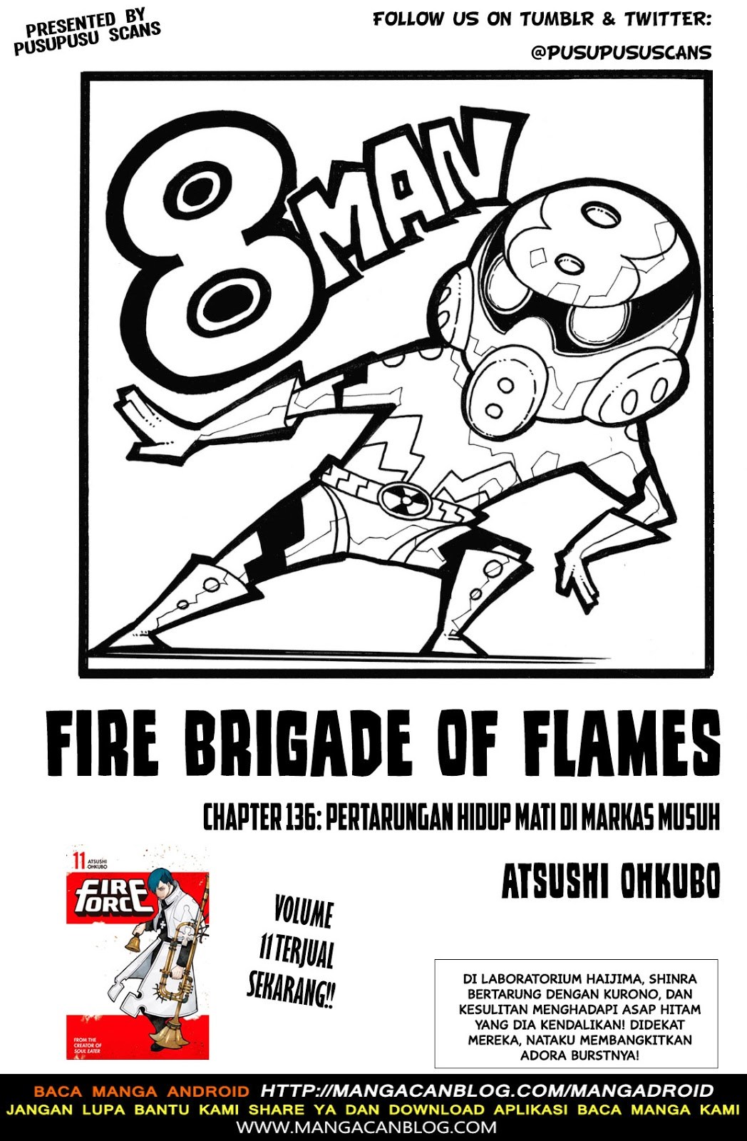 Baca Komik Fire Brigade of Flames Chapter 136 Gambar 1