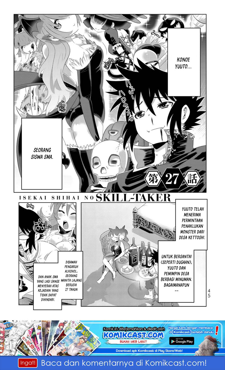 Baca Manga Isekai Shihai no Skill Taker: Zero kara Hajimeru Dorei Harem Chapter 51 Gambar 2