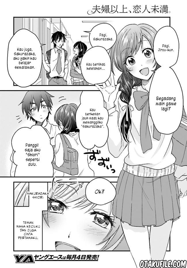 Fuufu Ijou Koibito Miman. Chapter 01 Gambar 5