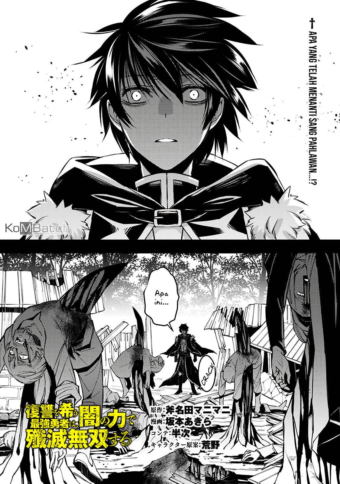 Baca Manga Fukushuu o Koinegau Saikyou Yuusha wa, Yami no Chikara de Senmetsu Musou Suru Chapter 3.3 Gambar 2