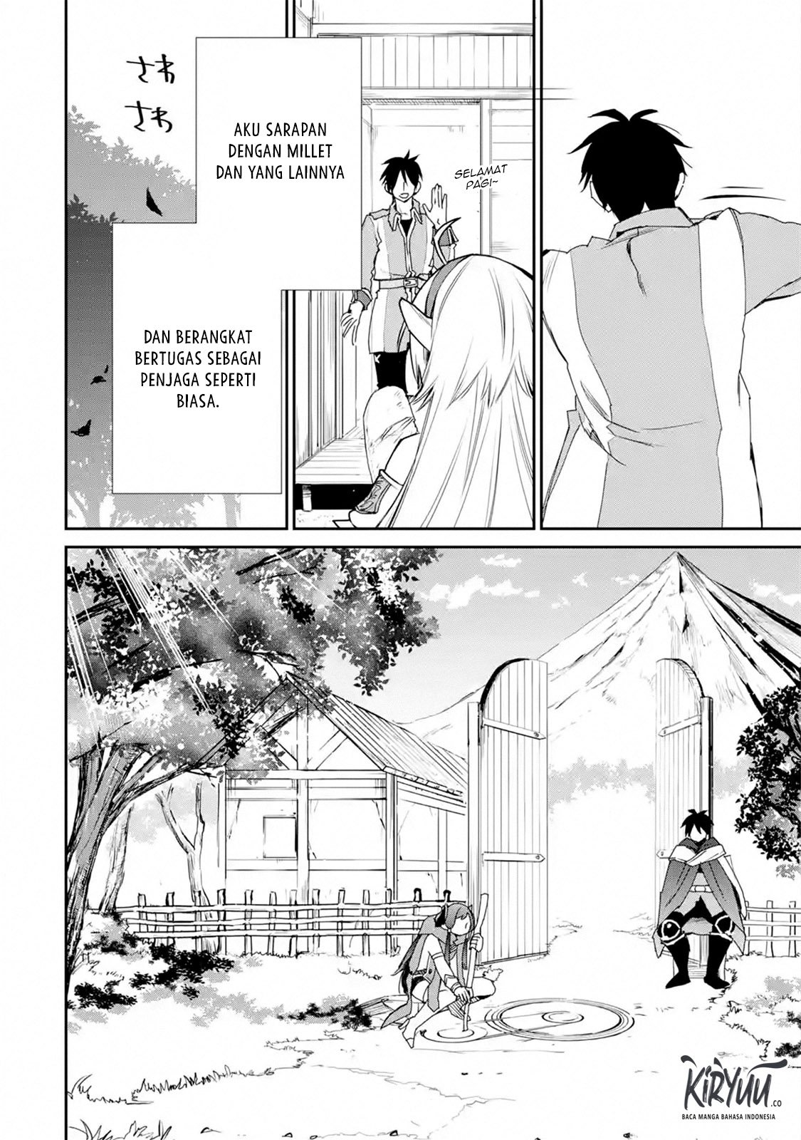 Saikyou no Madoshi. Hisa ni Ya wo Ukete Shimatta no de Inaka no Eihei ni Naru Chapter 11.2 Gambar 10
