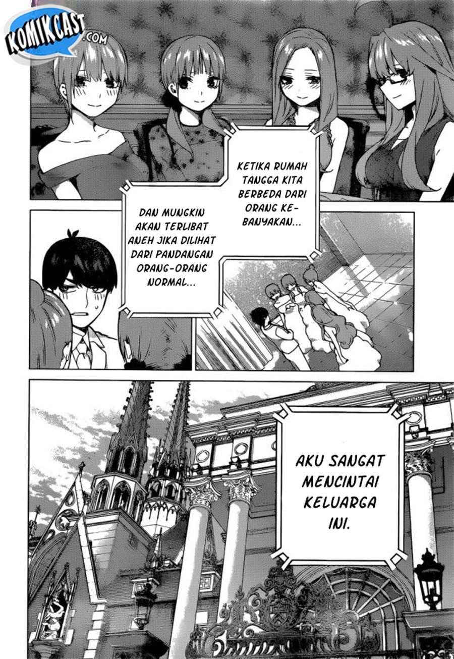 Go-toubun no Hanayome Chapter 122 Gambar 16