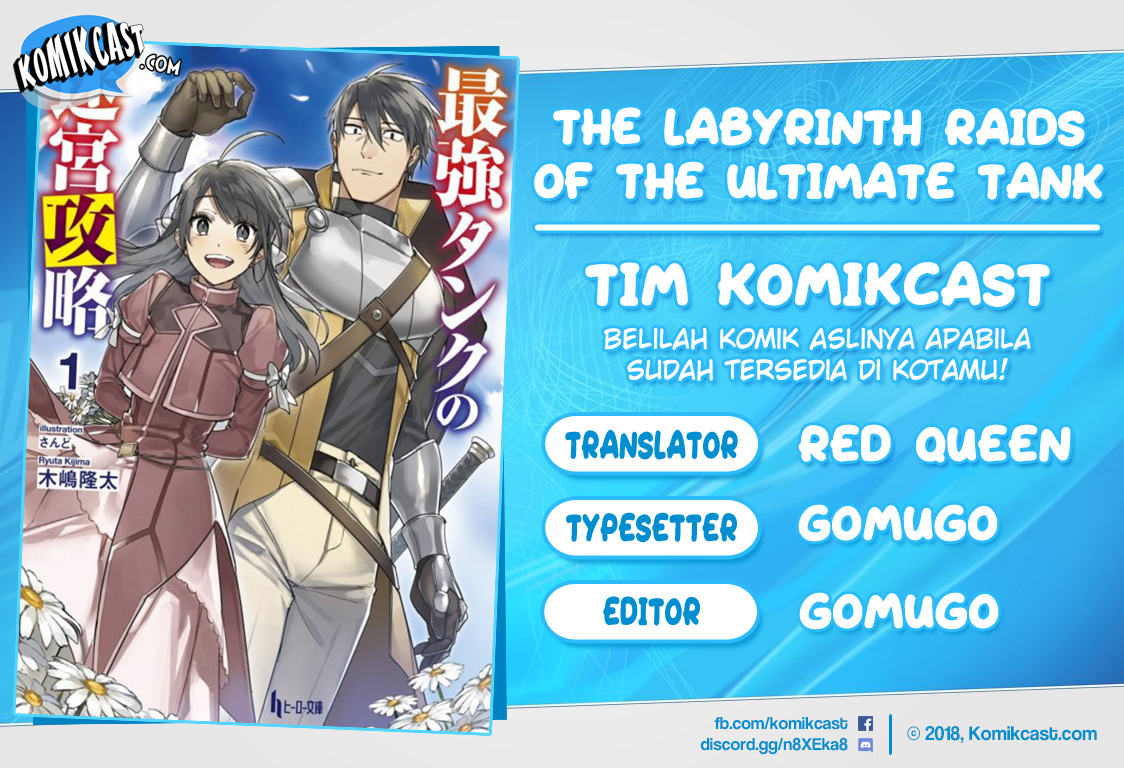Baca Komik The Labyrinth Raids of the Ultimate Tank ~The Tank Possessing a Rare 9,999 Endurance Skill was Expelled from the Hero Party~ Chapter 10.1 Gambar 1