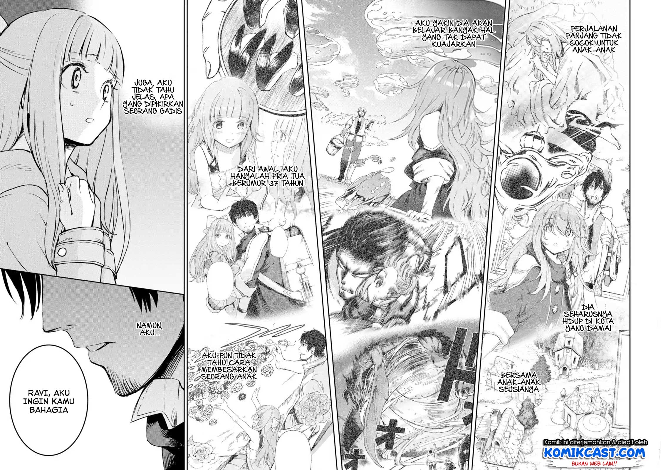 Boukensha License o Hakudatsu Sareta Ossan Dakedo, Manamusume ga Dekita no de Nonbiri Jinsei Chapter 11.5 Gambar 5