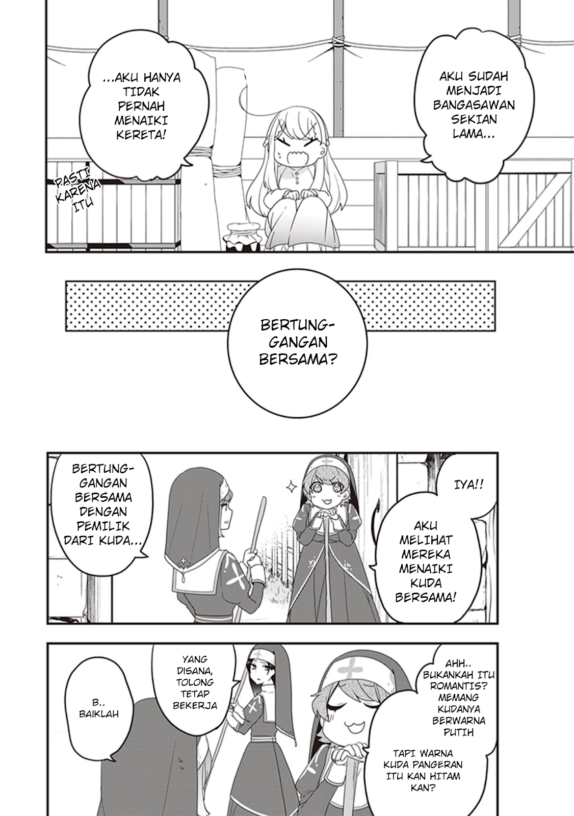 The Banished Villainess! Living the Leisurely Life of a Nun Making Revolutionary Church Food Chapter 5.5 Gambar 8