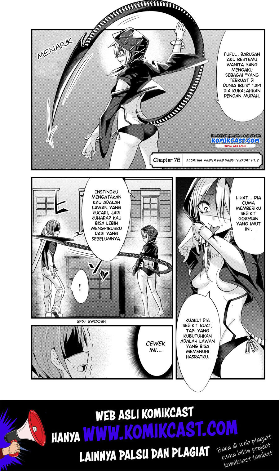 Baca Manga Ima Made Ichido mo Onna Atsukaisareta koto ga nai Onna Kishi wo Onna Atsukai suru Chapter 76 Gambar 2
