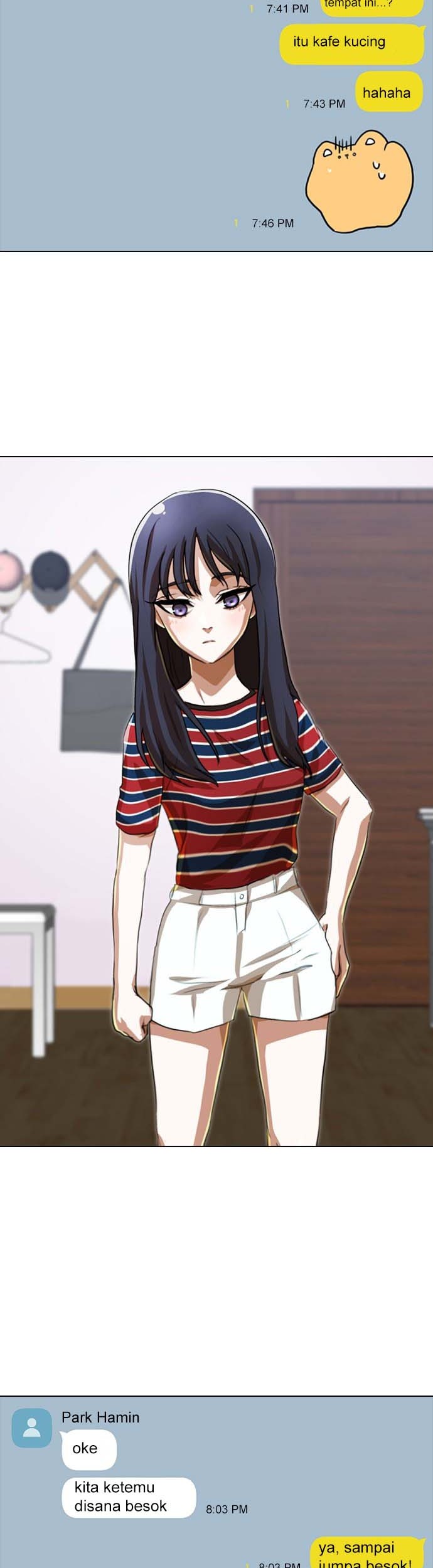 The Girl from Random Chatting! Chapter 90 Gambar 27