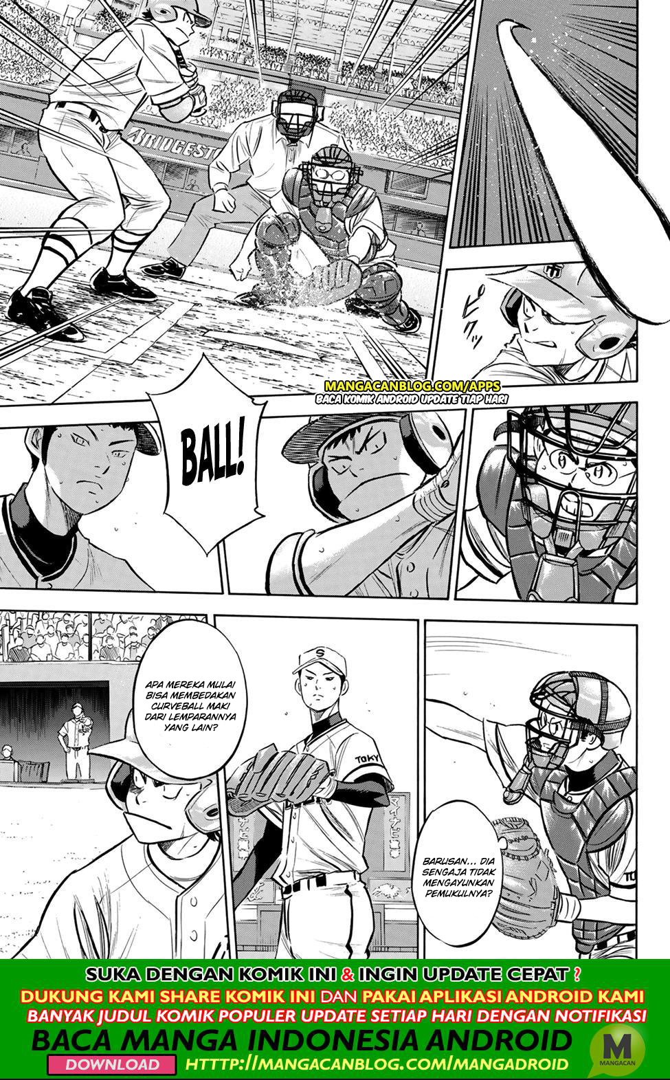 Diamond no Ace Act 2 Chapter 201 Gambar 11