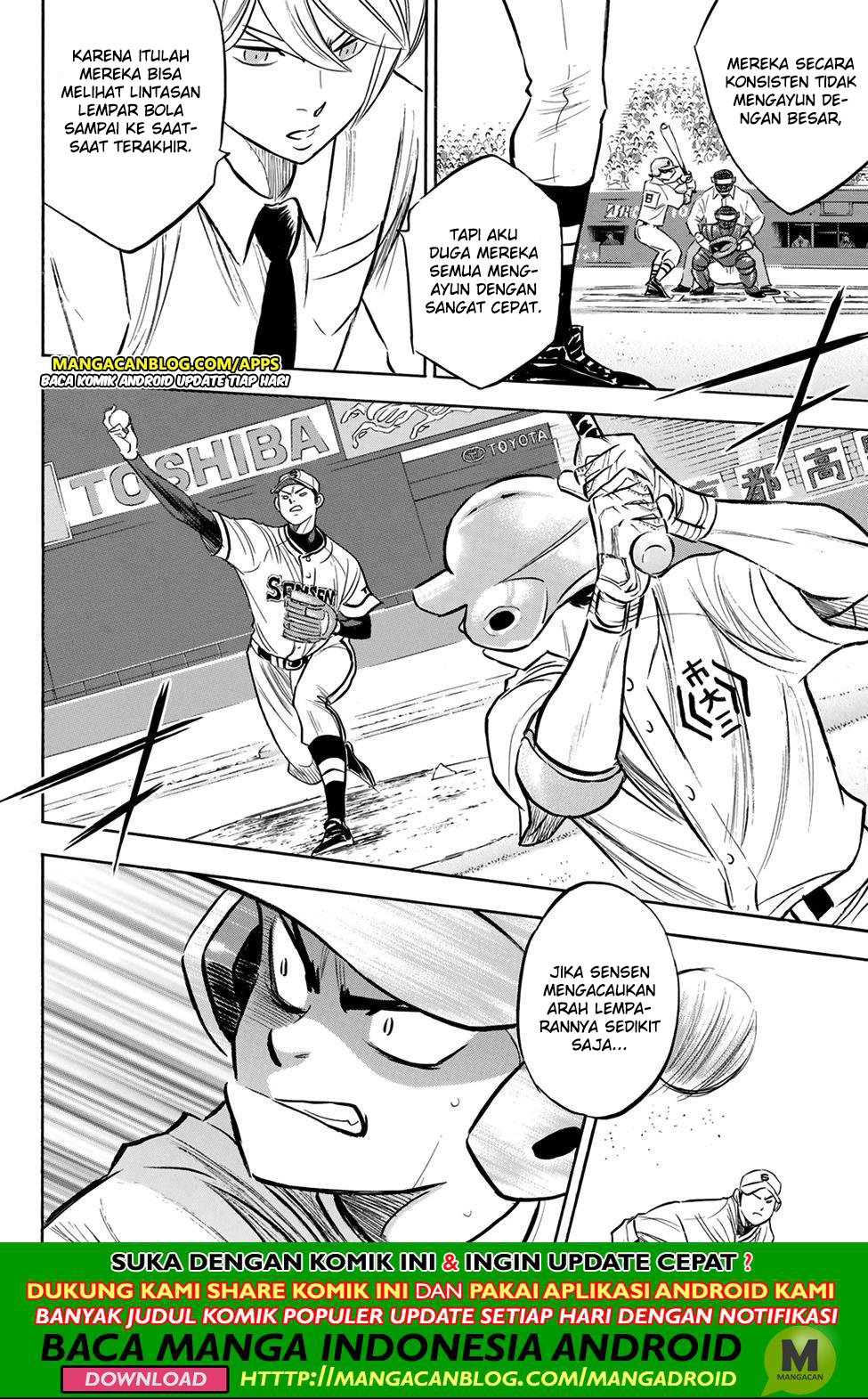 Diamond no Ace Act 2 Chapter 201 Gambar 14