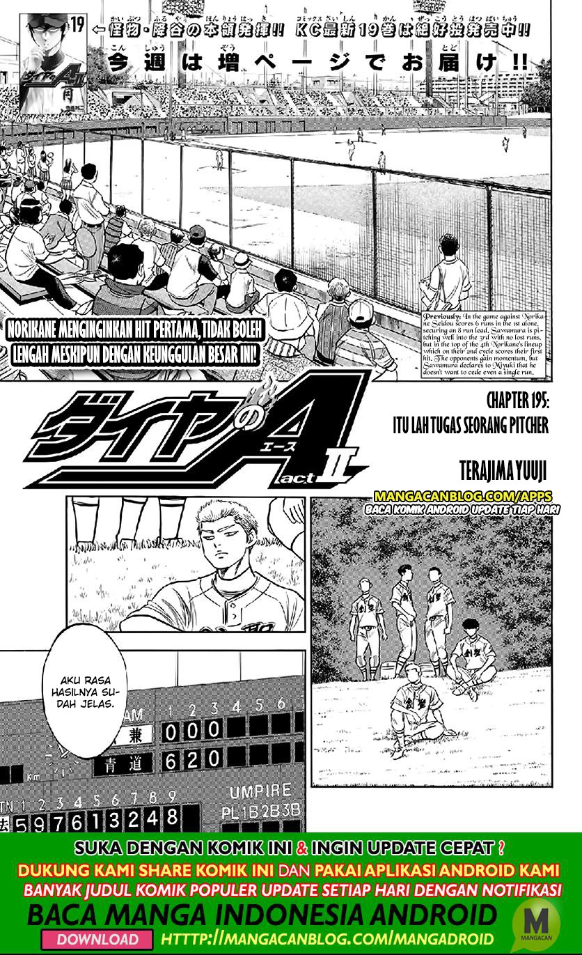 Baca Komik Diamond no Ace Act 2 Chapter 195 Gambar 1