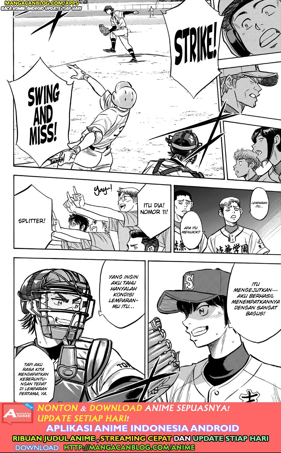 Diamond no Ace Act 2 Chapter 193 Gambar 18