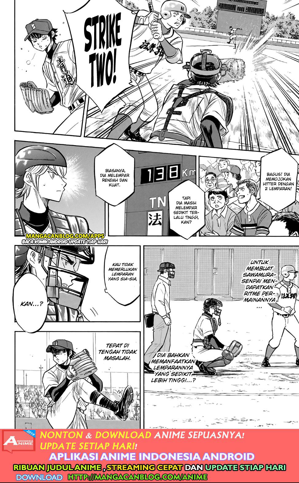 Diamond no Ace Act 2 Chapter 190 Gambar 10