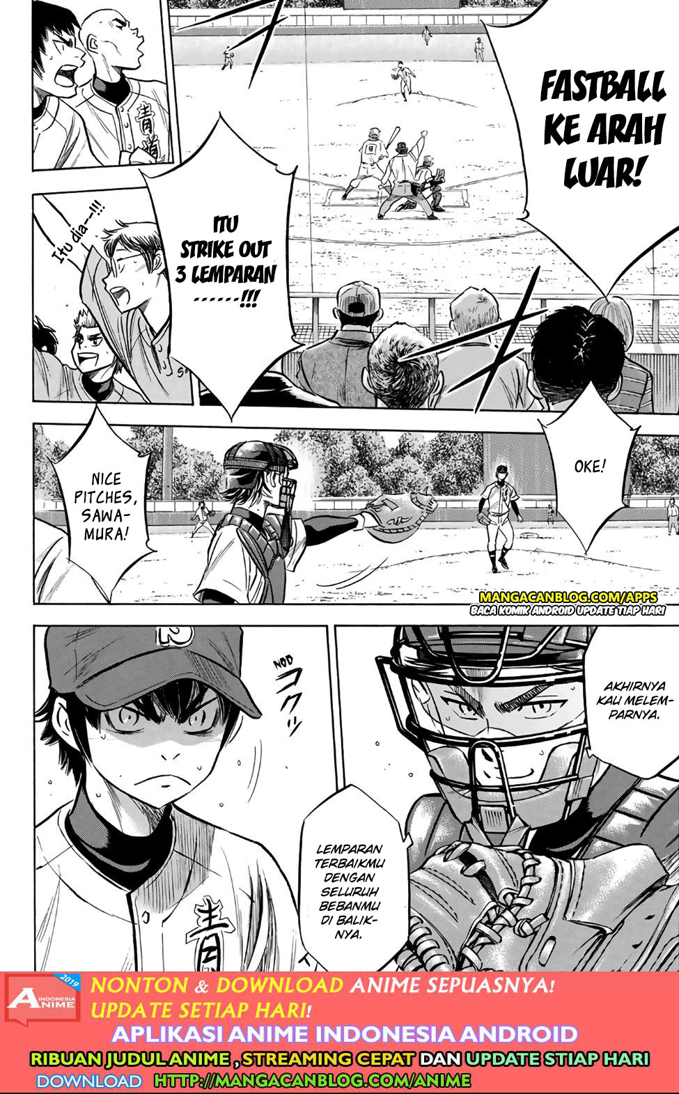 Diamond no Ace Act 2 Chapter 190 Gambar 12