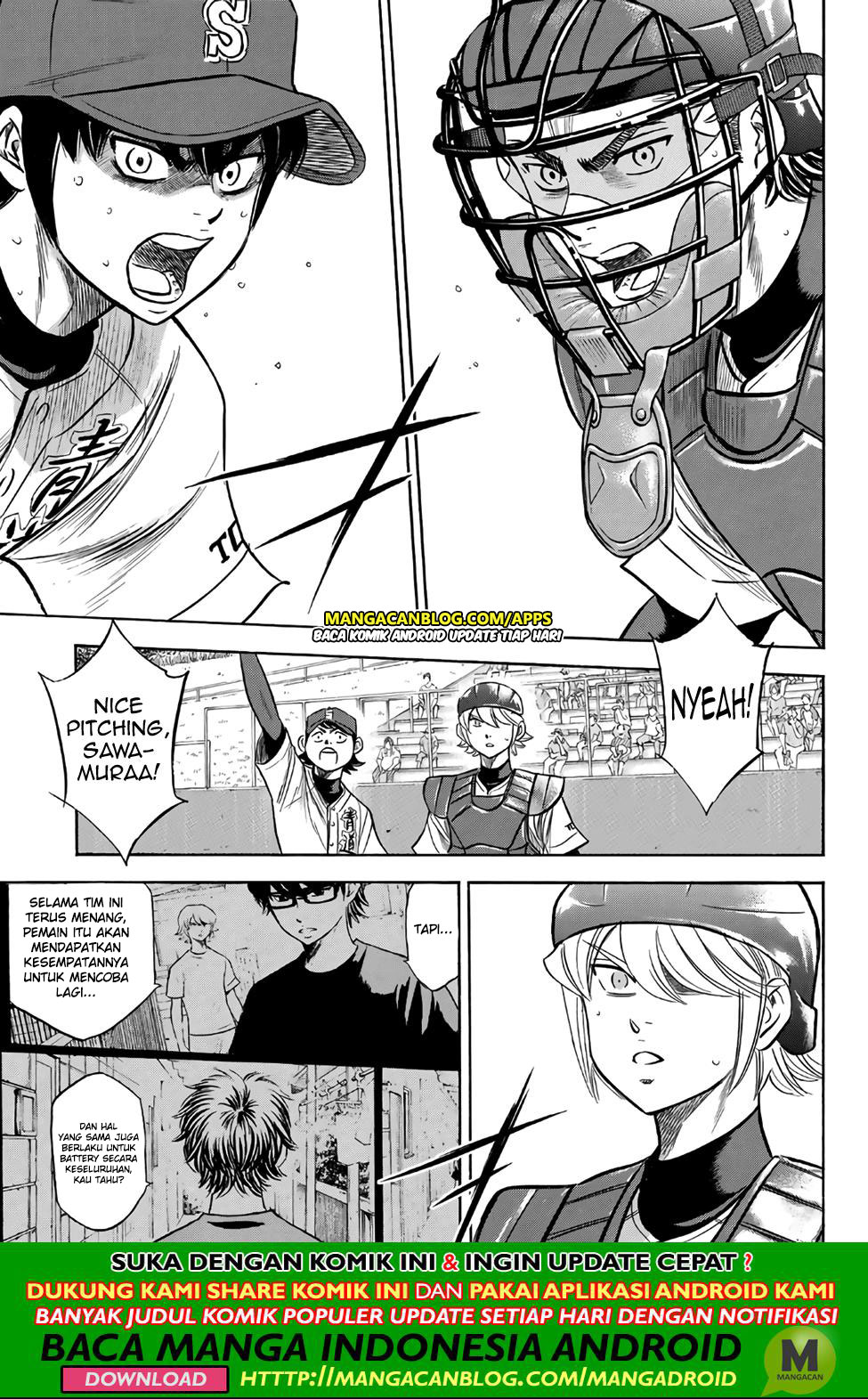 Diamond no Ace Act 2 Chapter 190 Gambar 19