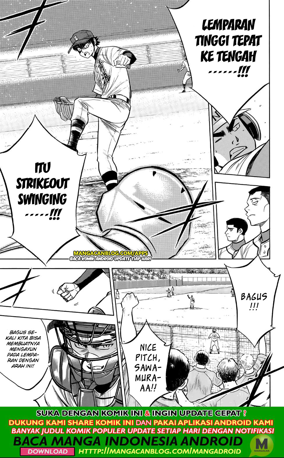 Diamond no Ace Act 2 Chapter 190 Gambar 7