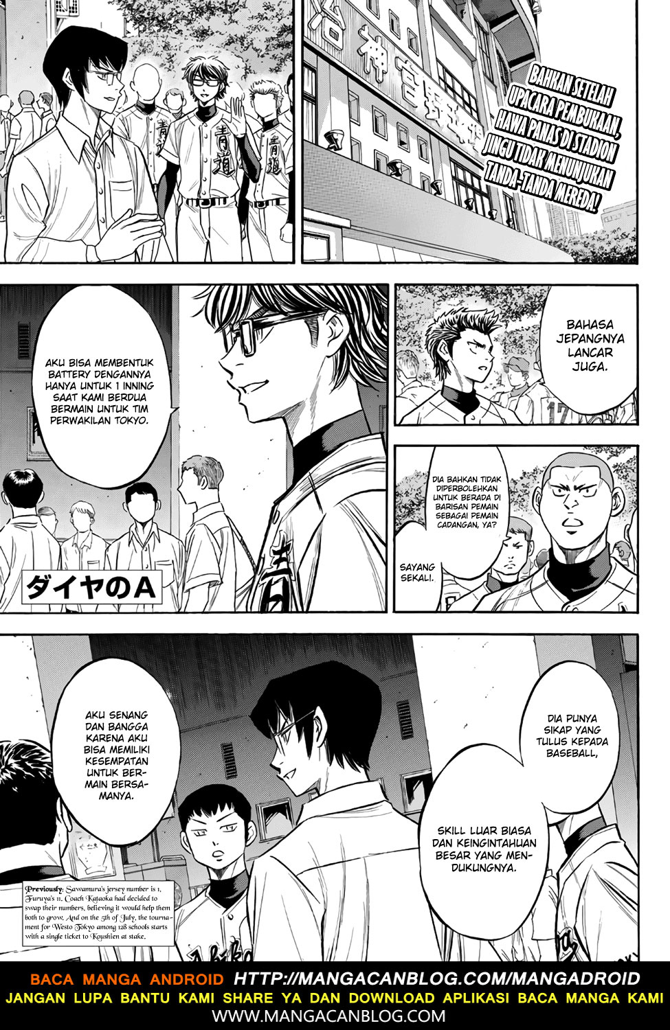 Baca Komik Diamond no Ace Act 2 Chapter 143 Gambar 1