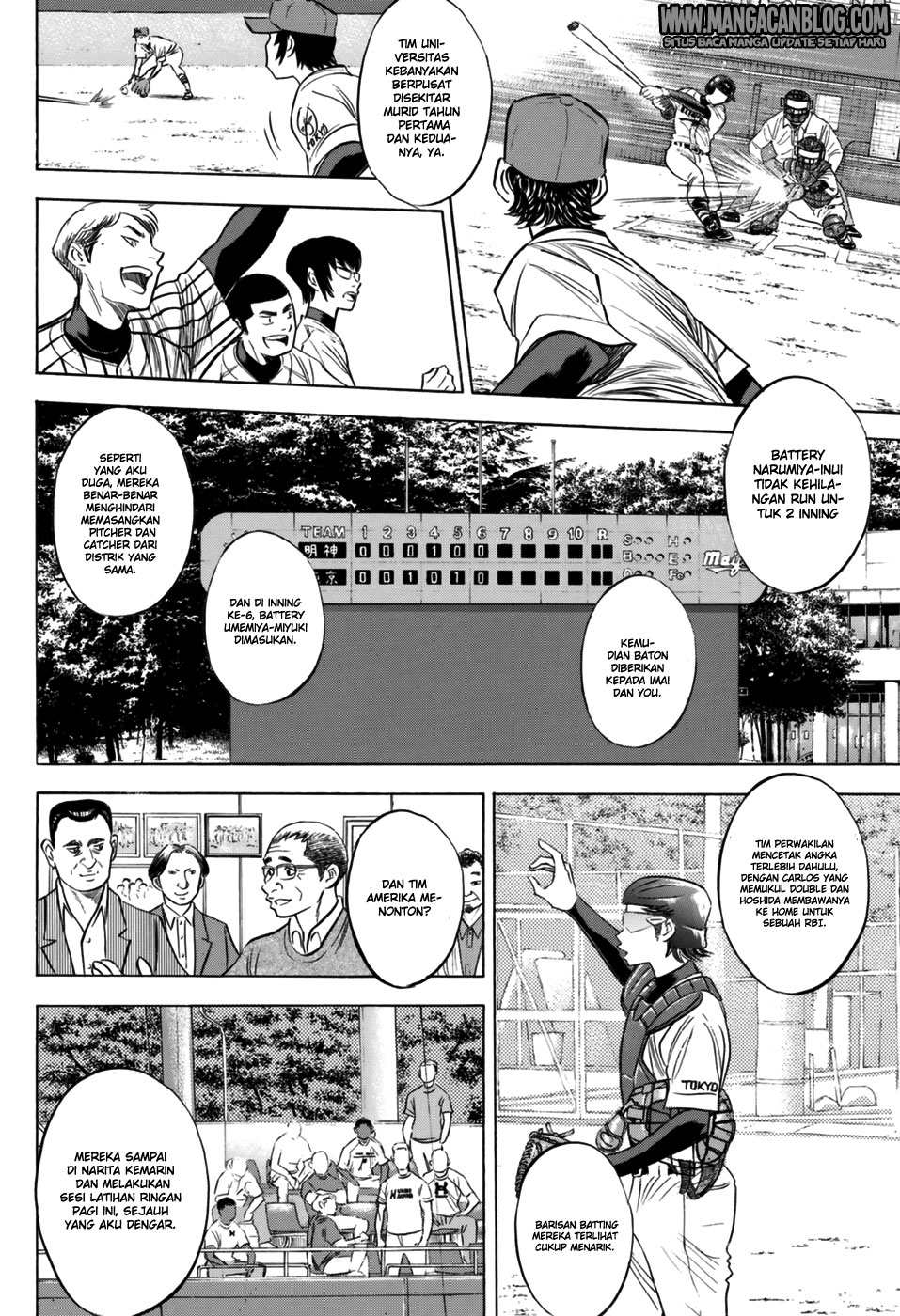 Diamond no Ace Act 2 Chapter 100 Gambar 19