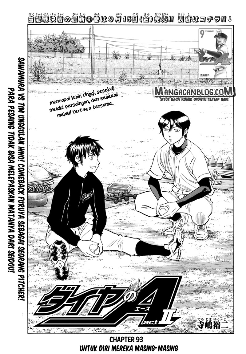Baca Komik Diamond no Ace Act 2 Chapter 93 Gambar 1
