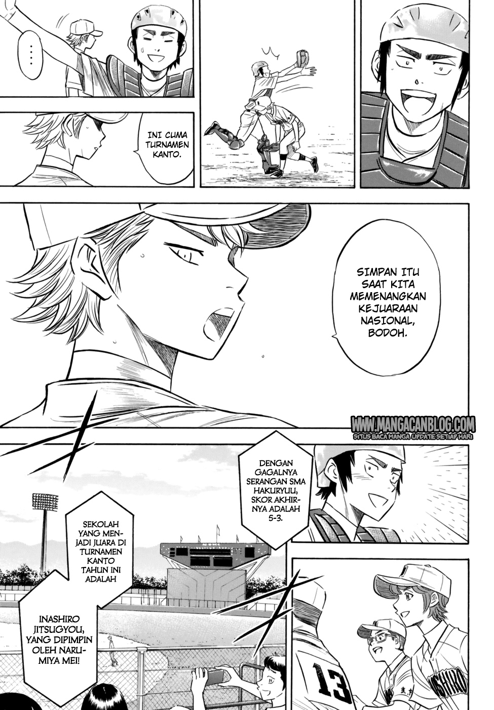 Diamond no Ace Act 2 Chapter 92 Gambar 9