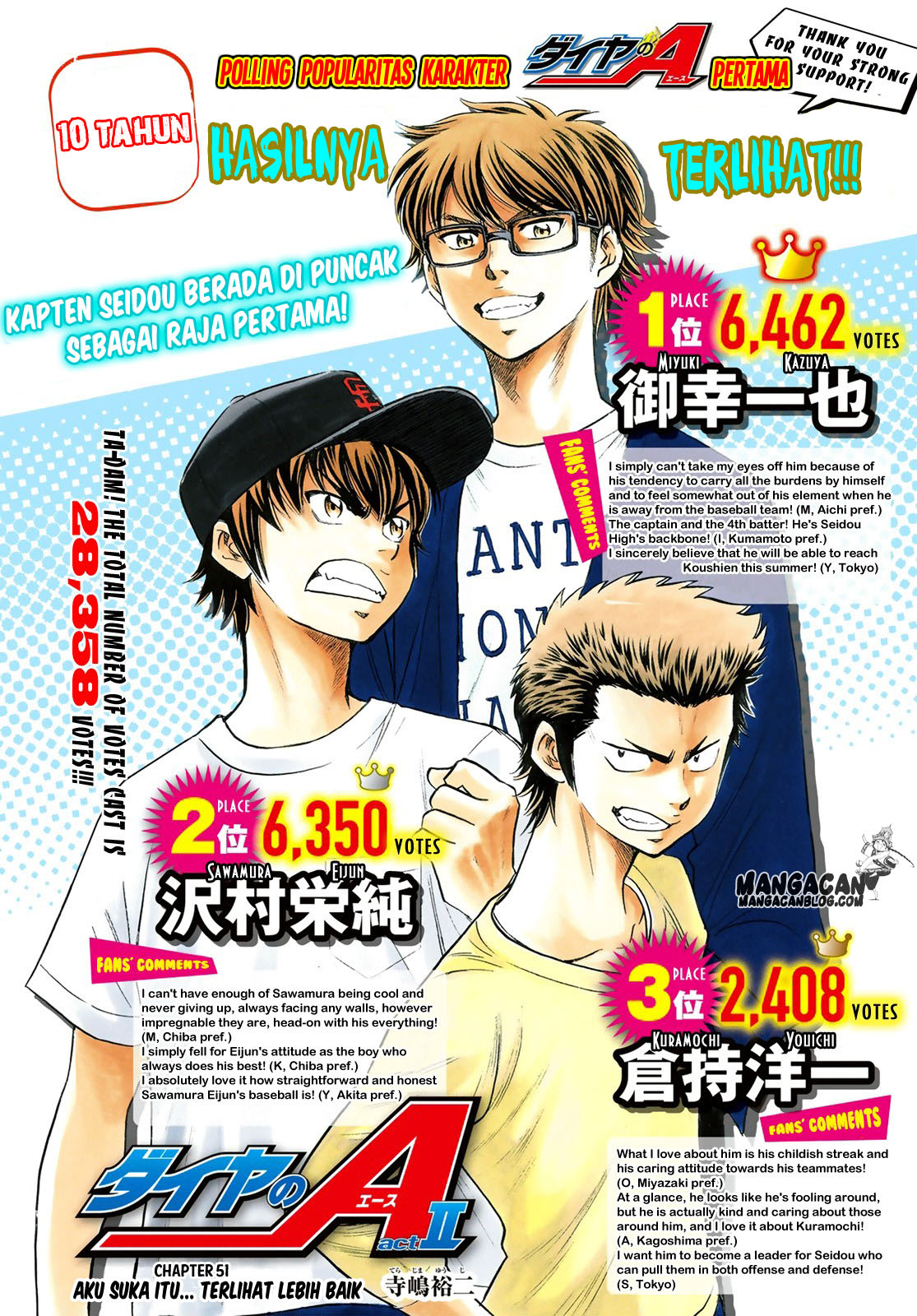Baca Manga Diamond no Ace Act 2 Chapter 51 Gambar 2