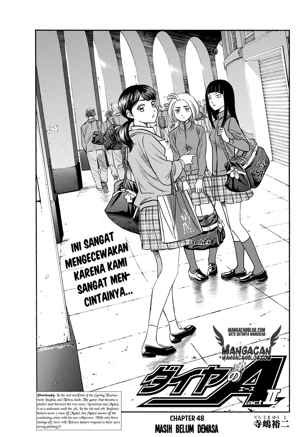 Baca Komik Diamond no Ace Act 2 Chapter 48 Gambar 1