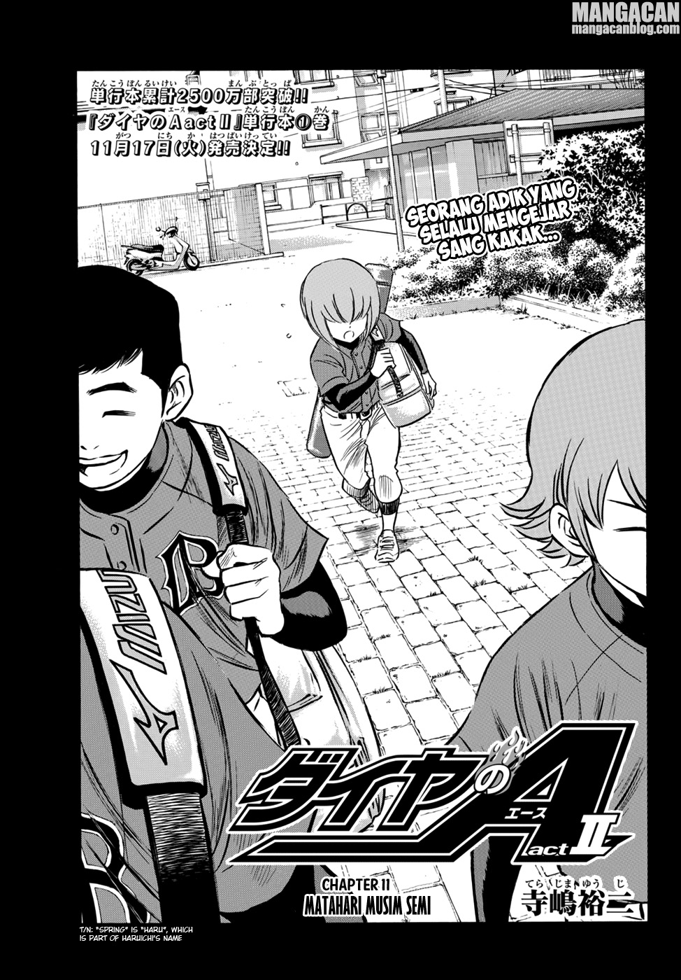Baca Komik Diamond no Ace Act 2 Chapter 11 Gambar 1