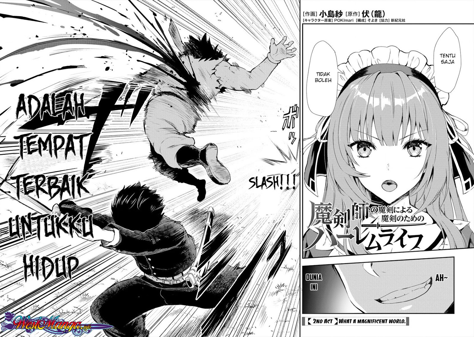 Makenshi no Maken Niyoru Maken no Tame no Harem Life Chapter 02 Gambar 5