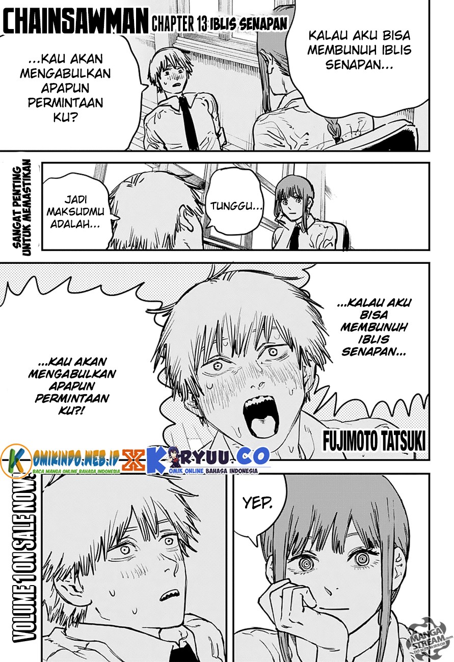 Baca Manga Chainsaw Man Chapter 13 Gambar 2