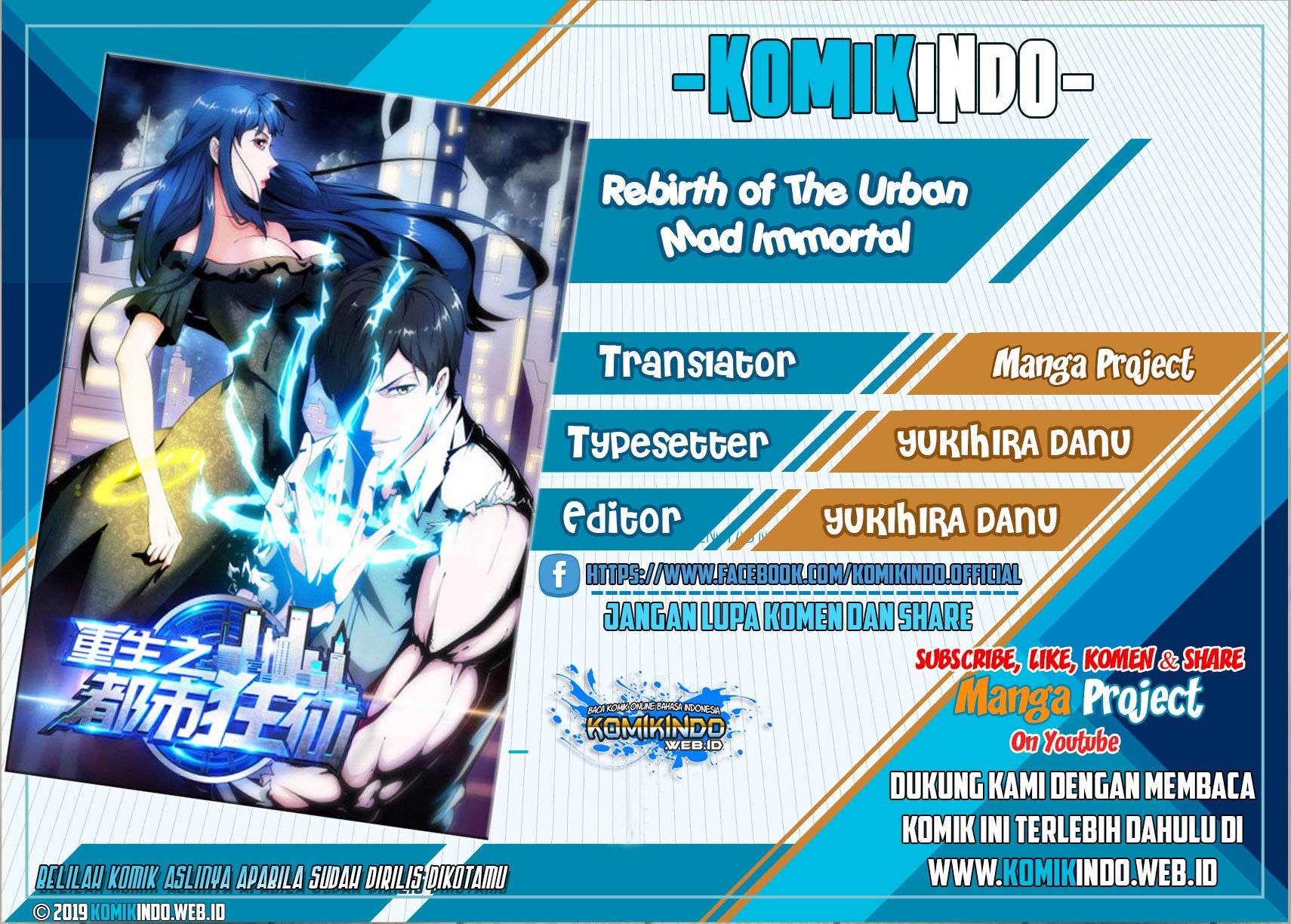 Baca Komik Rebirth Of The Urban Mad Immortal Chapter 57 Gambar 1