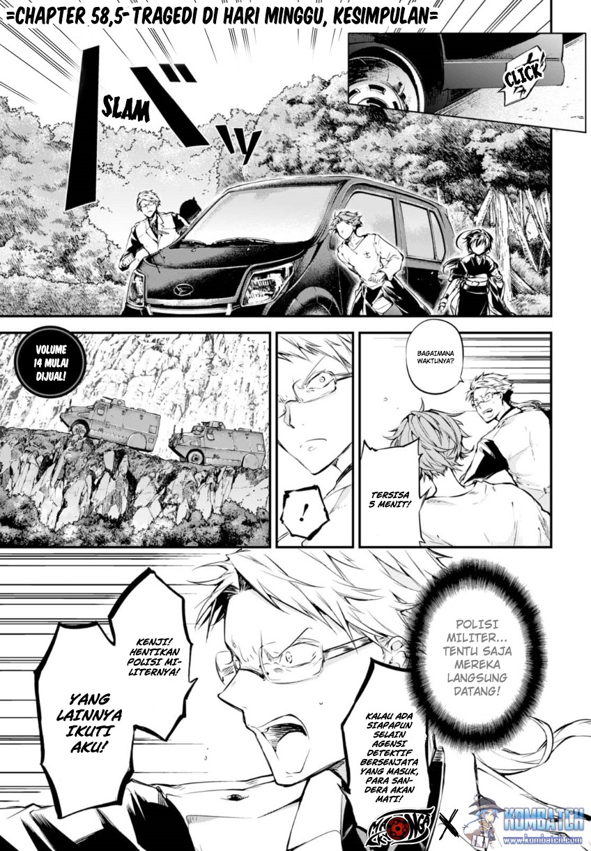 Baca Manga Bungou Stray Dogs Chapter 58.5 Gambar 2