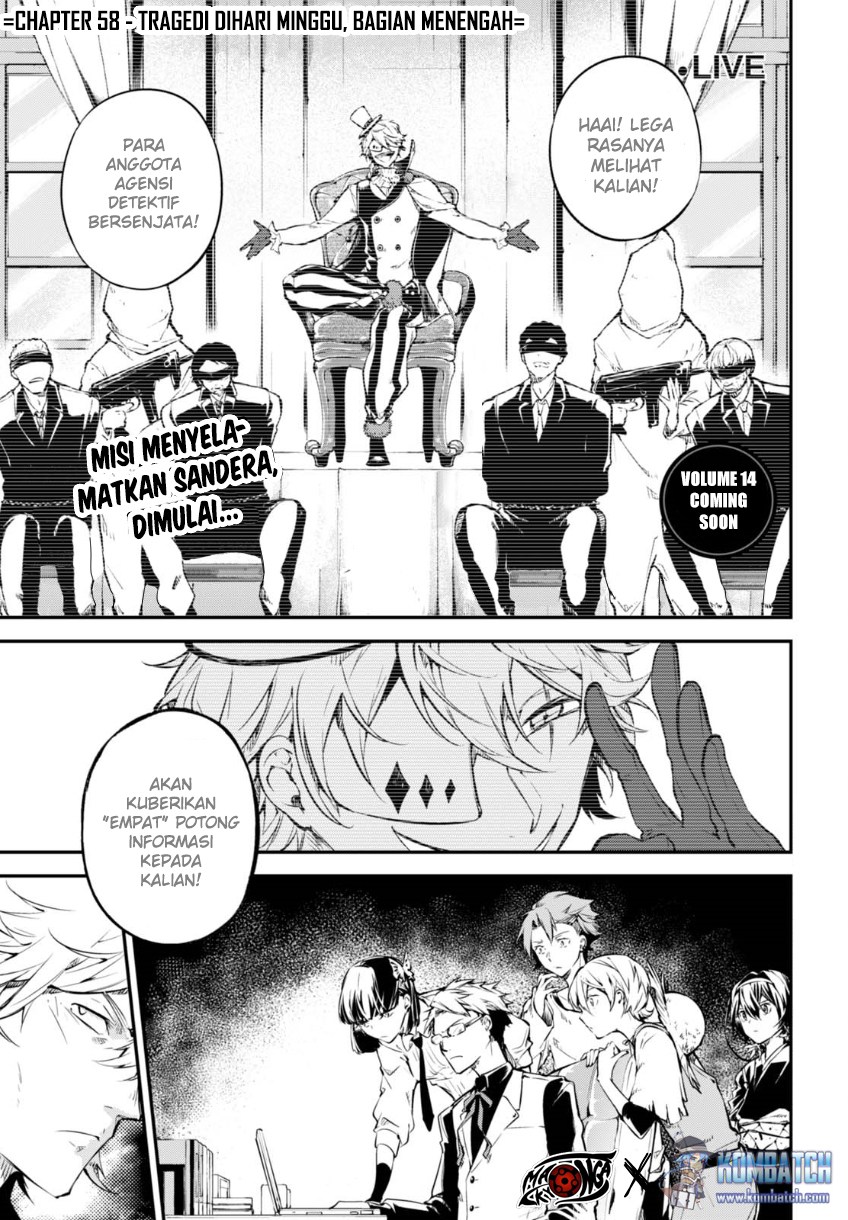 Baca Manga Bungou Stray Dogs Chapter 58 Gambar 2
