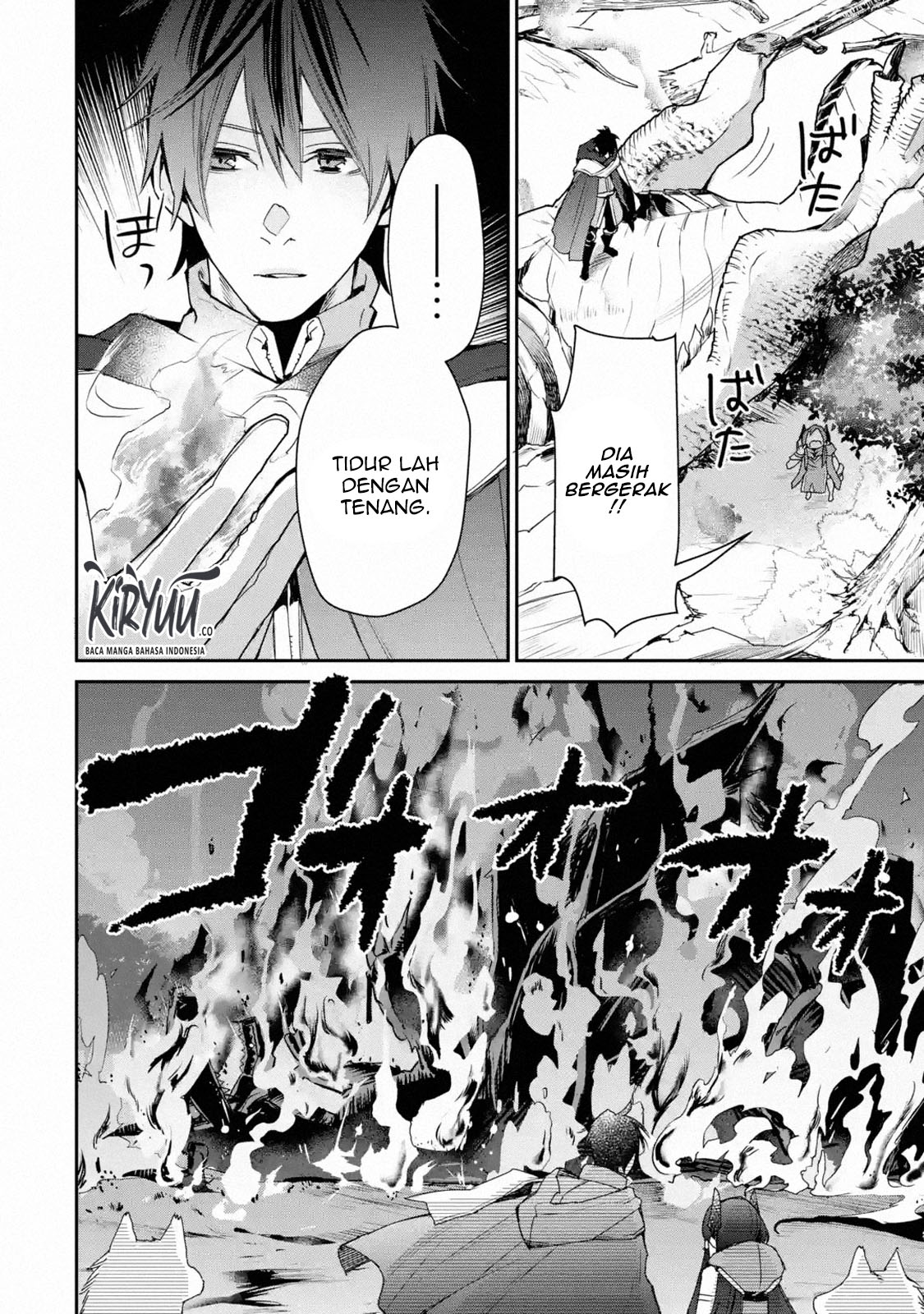 Saikyou no Madoshi. Hisa ni Ya wo Ukete Shimatta no de Inaka no Eihei ni Naru Chapter 12.3 Gambar 13