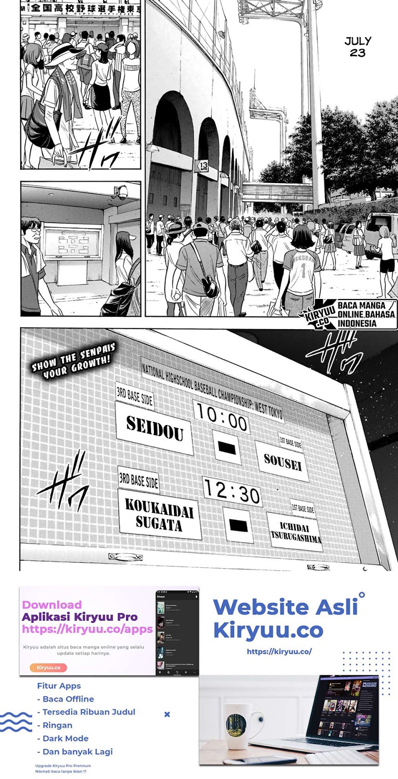 Diamond no Ace Act 2 Chapter 203 Gambar 22