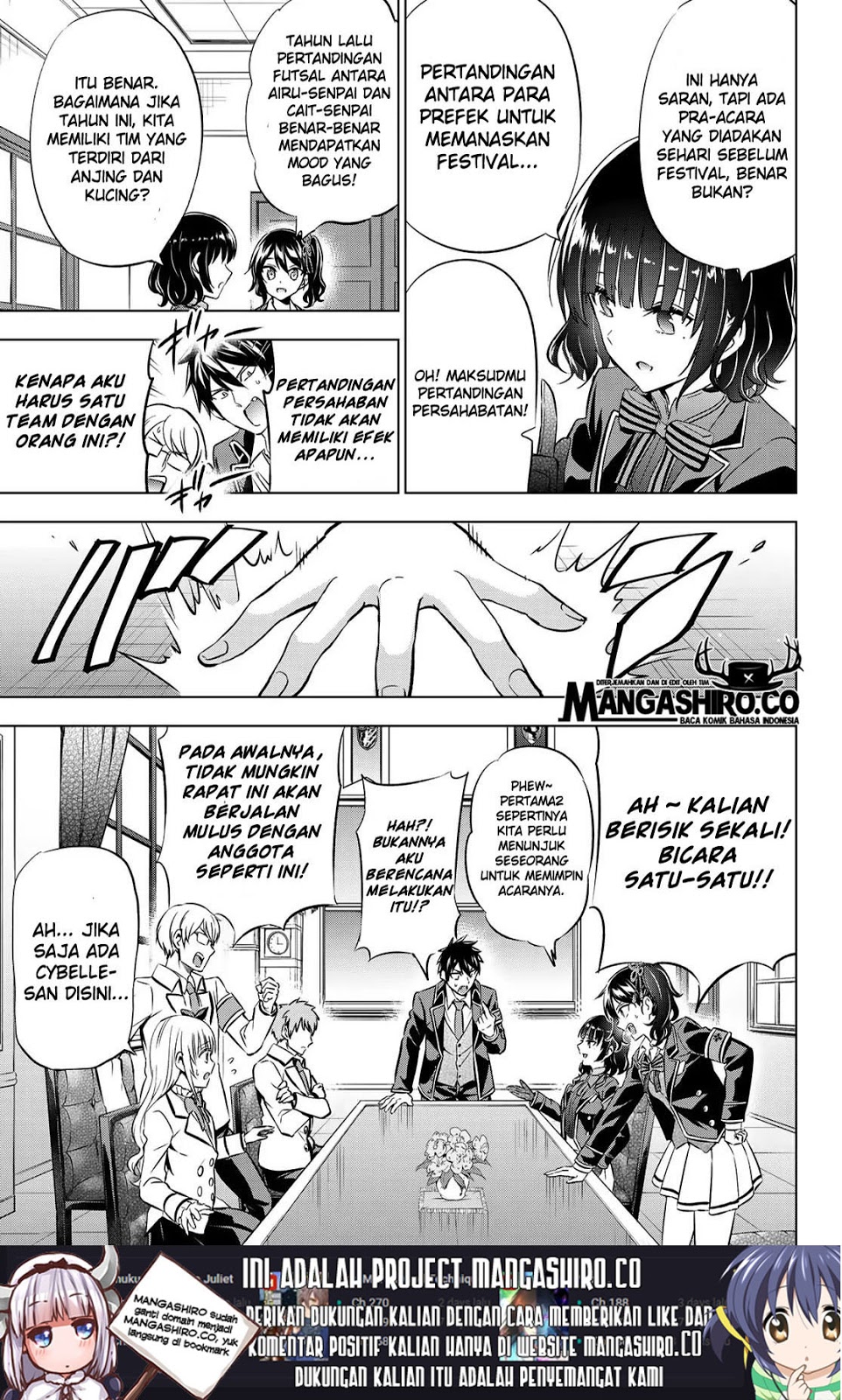 Kishuku Gakkou no Juliet Chapter 93 Gambar 7