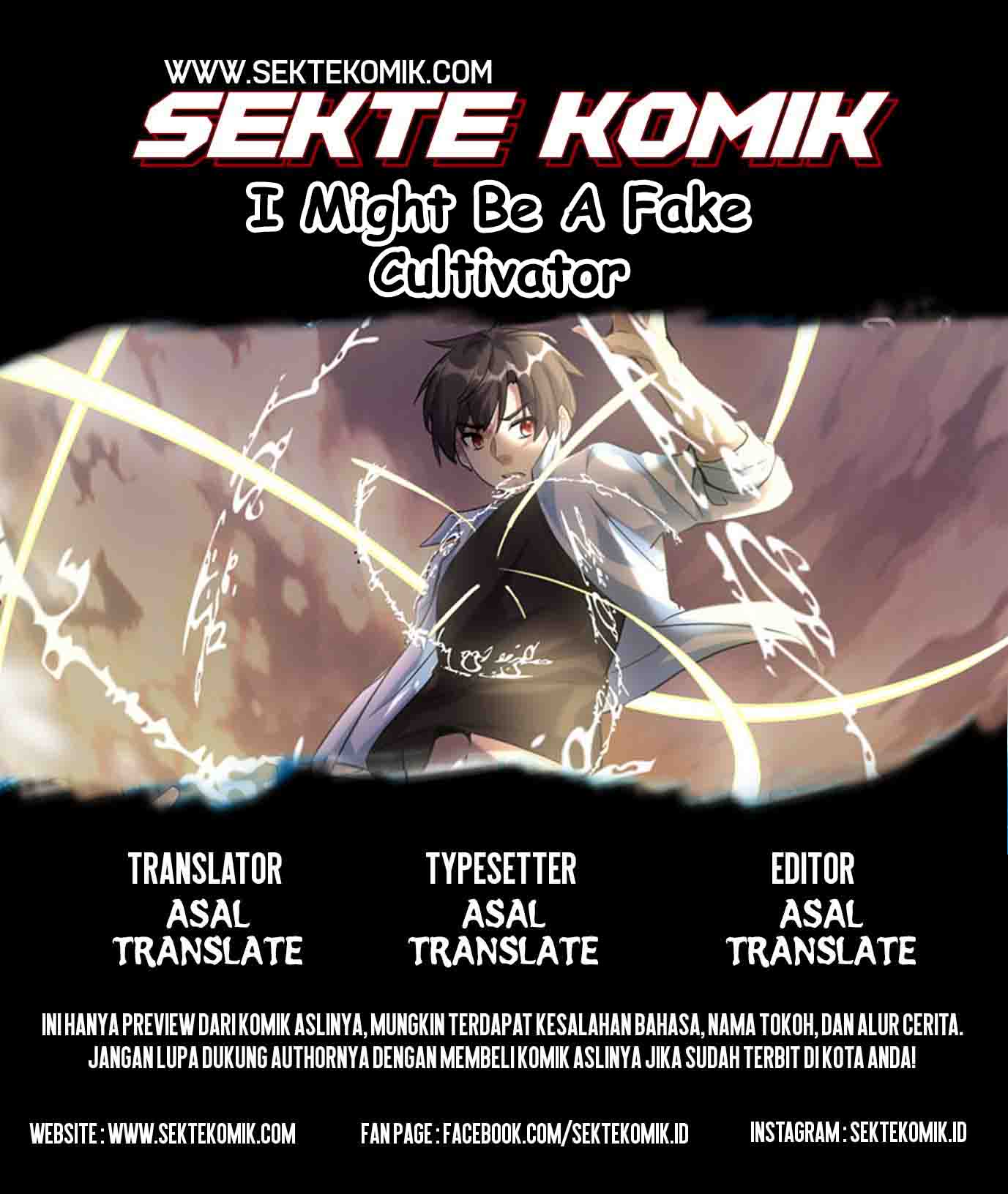 Baca Komik I Might Be A Fake Cultivator Chapter 01 Gambar 1