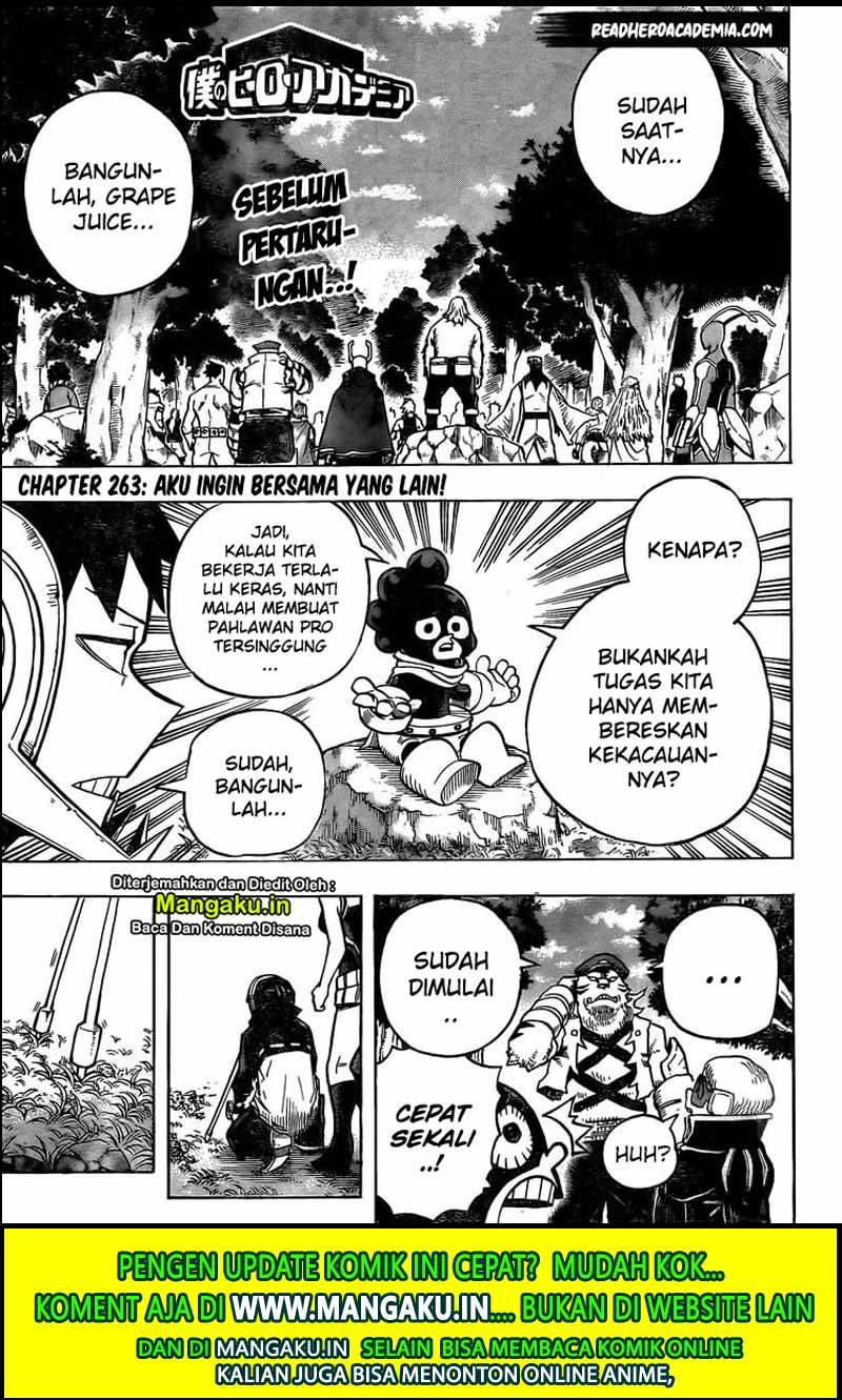 Komik Boku no Hero Academia Chapter 263 gambar nomor 1