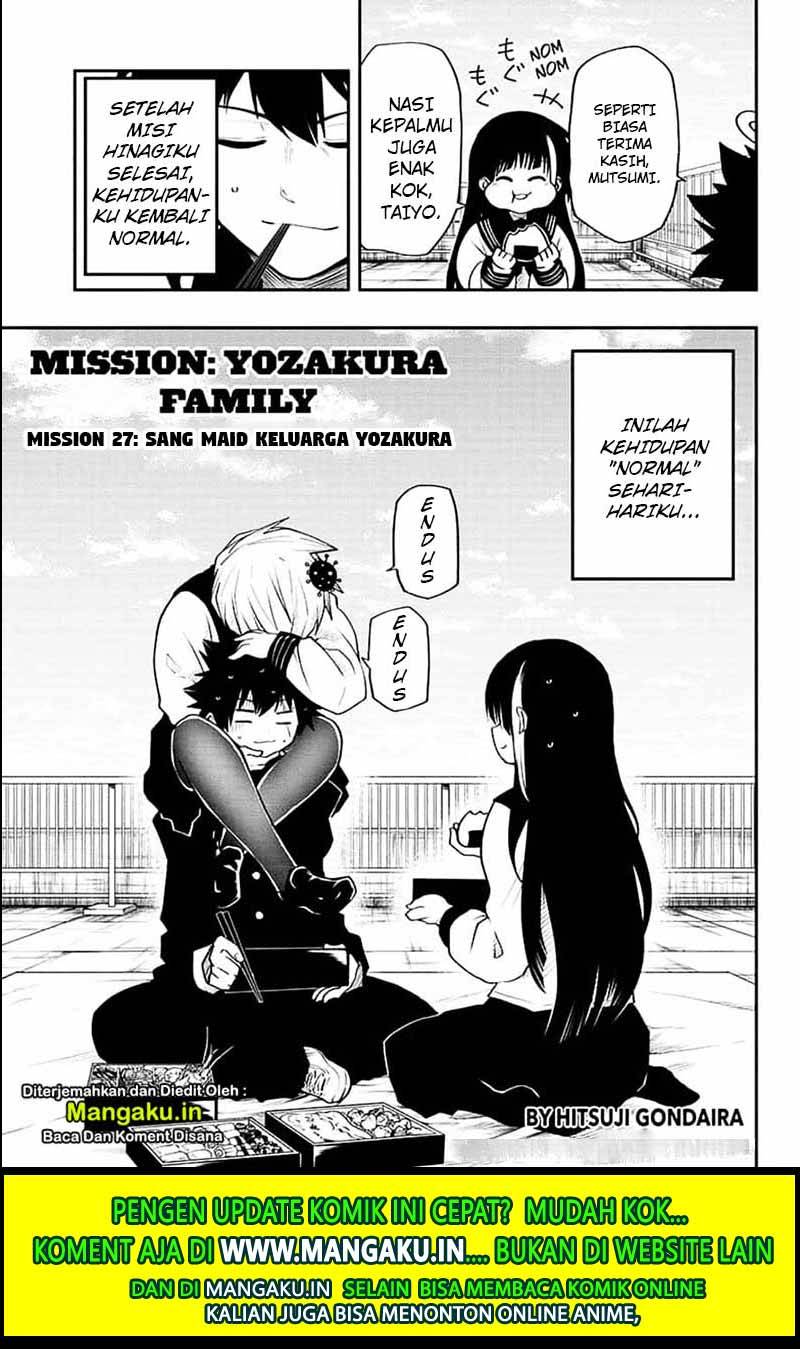 Baca Manga Mission: Yozakura Family Chapter 27 Gambar 2