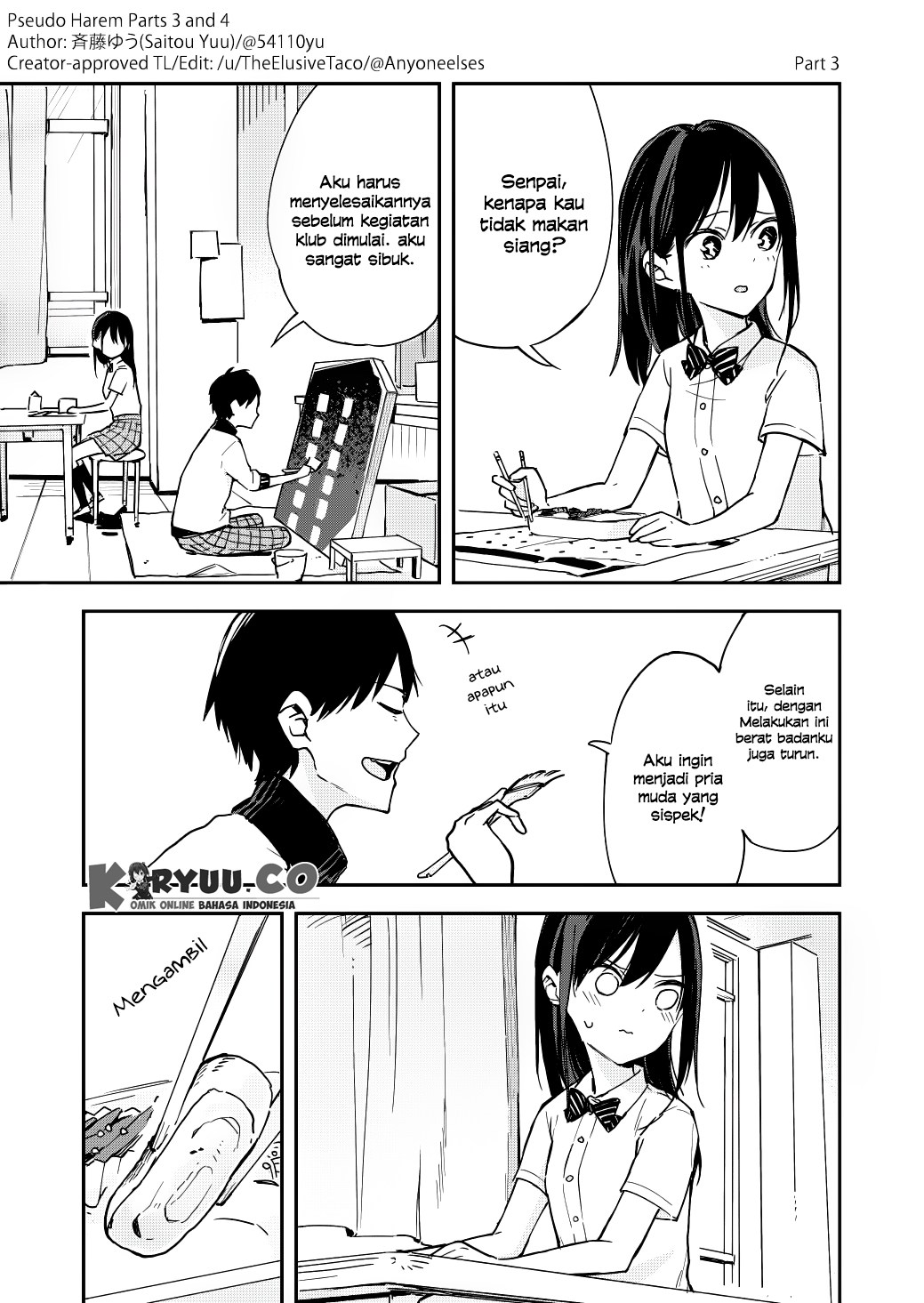 Baca Manga Pseudo Harem Chapter 03 Gambar 2