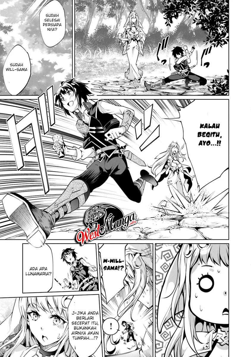 Kamigami ni Sodaterare Shimo no, Saikyou to Naru Chapter 4.1 Gambar 18