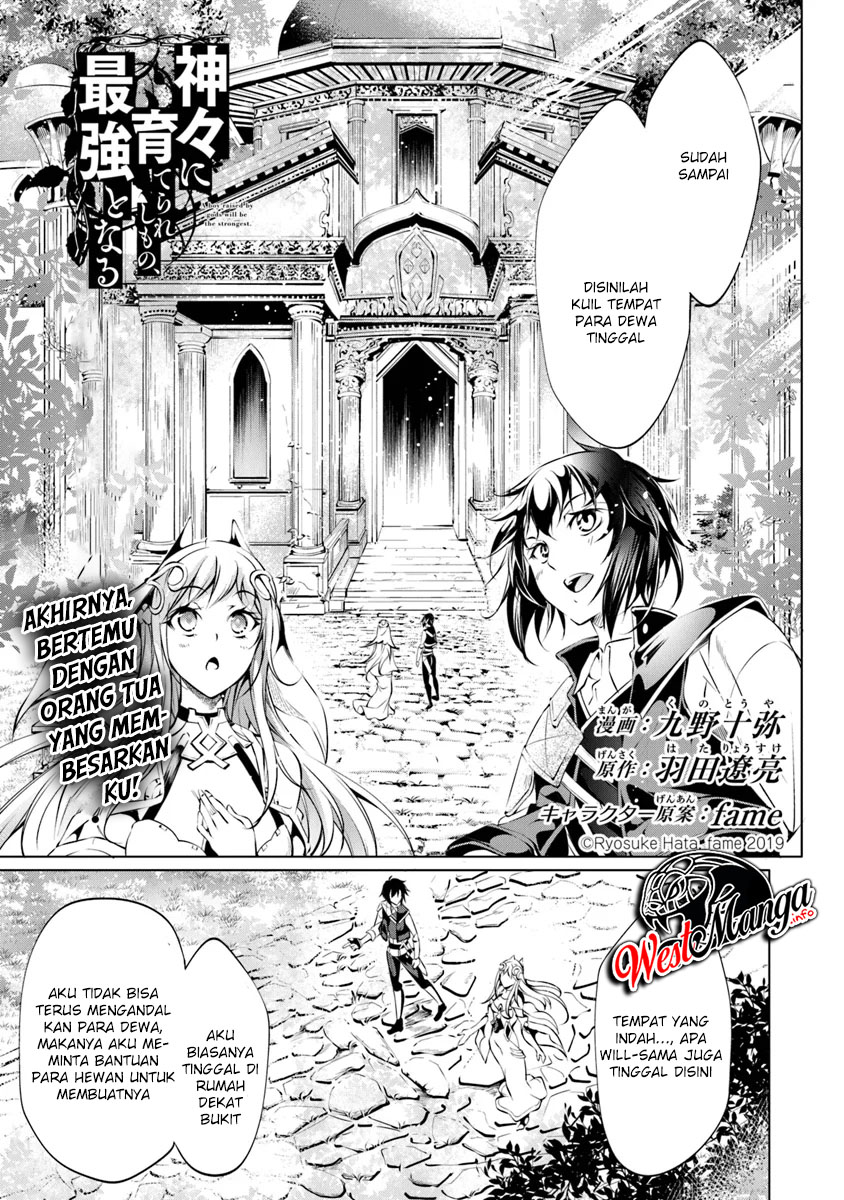 Baca Manga Kamigami ni Sodaterare Shimo no, Saikyou to Naru Chapter 4.1 Gambar 2
