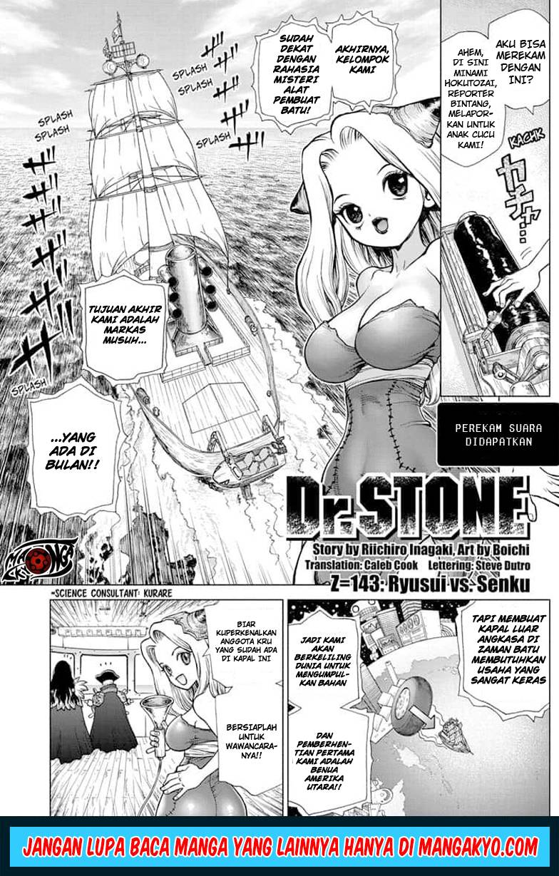 Baca Komik Dr. Stone Chapter 143 Gambar 1