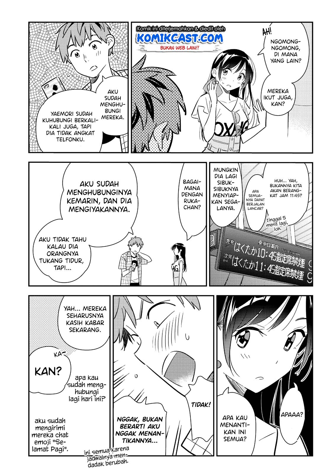 Kanojo Okarishimasu Chapter 132 Gambar 14