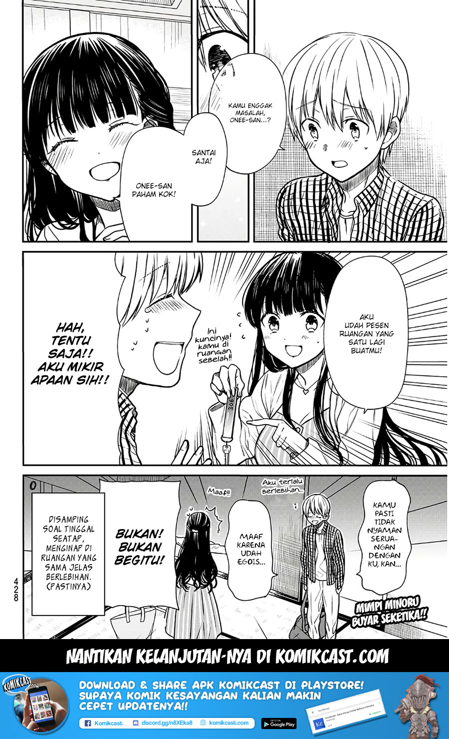 Danshi Koukousei wo Yashinaitai Onee-san no Hanashi Chapter 60 Gambar 5